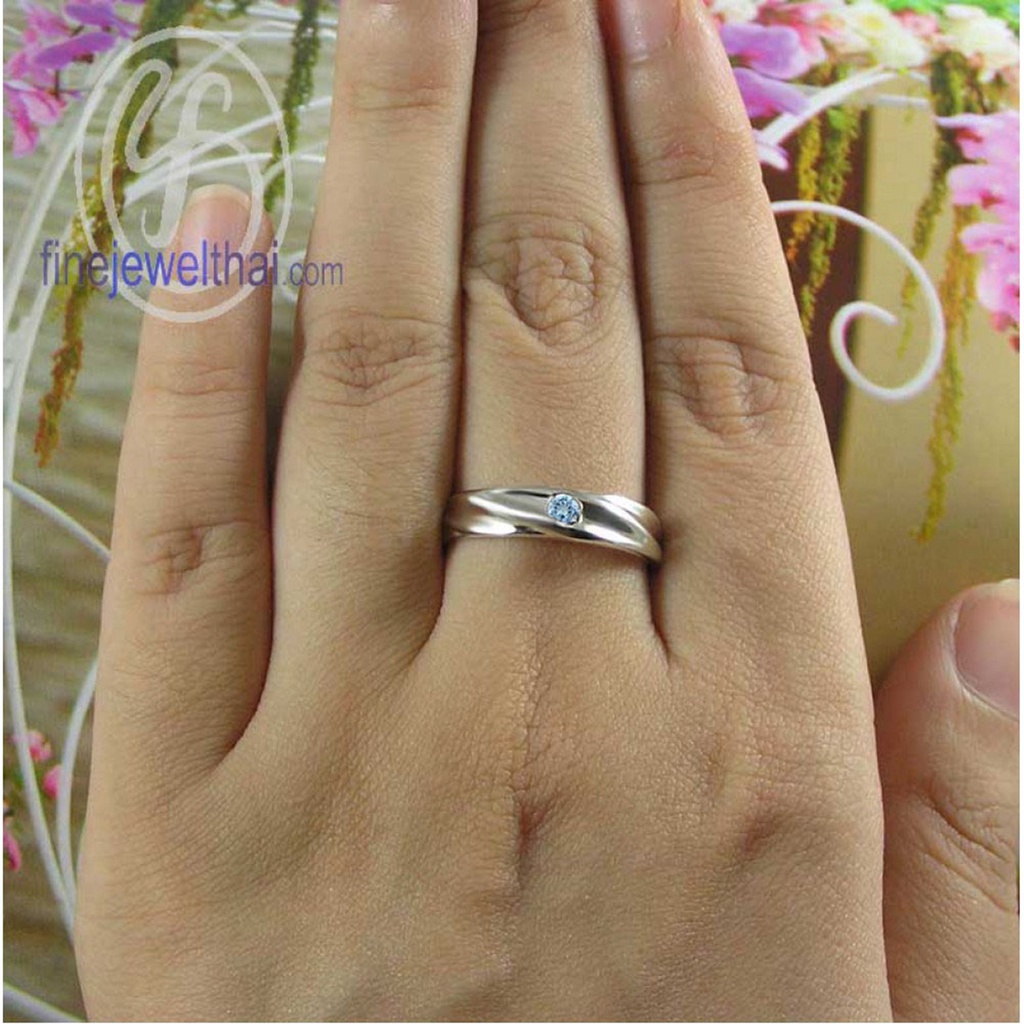 finejewelthai-แหวนโทพาซ-โทพาซ-แหวนพลอย-แหวนเงินแท้-พลอยประจำเดือนเกิด-topaz-silver-ring-birthstone-r1259tp