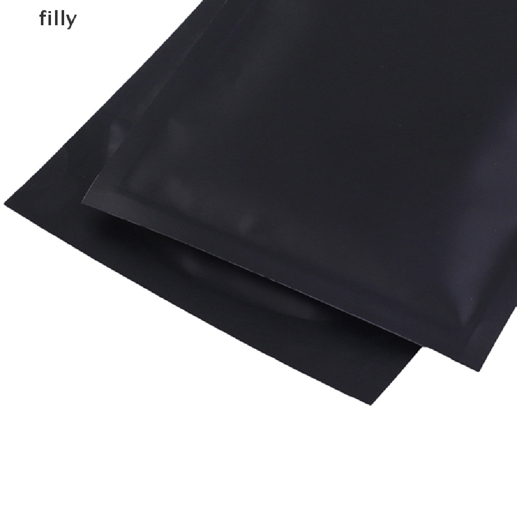 filly-100pcs-matte-black-selfseal-bags-resealable-zip-lock-packaging-bags-dfg