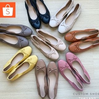 ภาพหน้าปกสินค้ารองเท้าบัลเล่ต์ By Customshoes มี 8 สีจ้า ที่เกี่ยวข้อง
