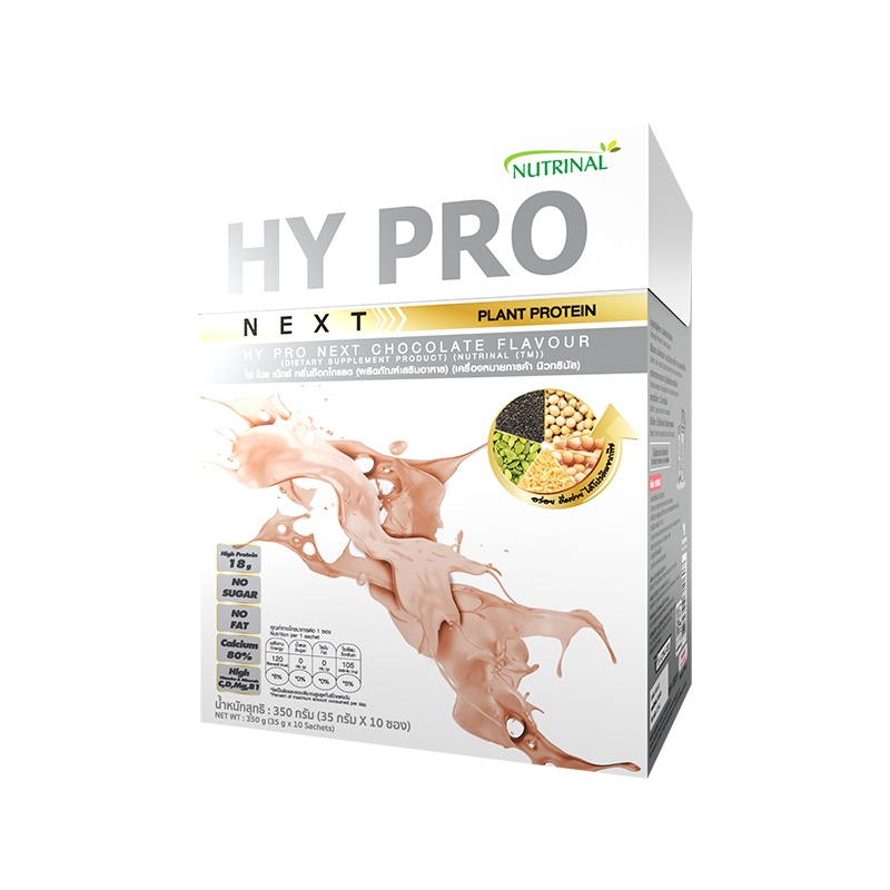 ภาพหน้าปกสินค้าHY PRO NEXT Plant Protein คือ โปรตีนที่ผลิตจากพืชตระกูลถั่วและธัญพืชชนิดต่างๆ เป็นแหล่งโปรตีน ที่มีคุณค่าทางโภชนาการสูง จากร้าน success6395 บน Shopee