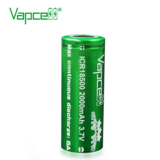 ถ่านชาร์จ Vapcell ICR18500 2000mAh 3.7V *1ก้อน*