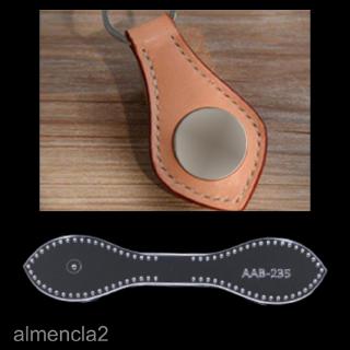 Leather Craft Acrylic Keychain Pattern Stencil Template DIY for Beginners