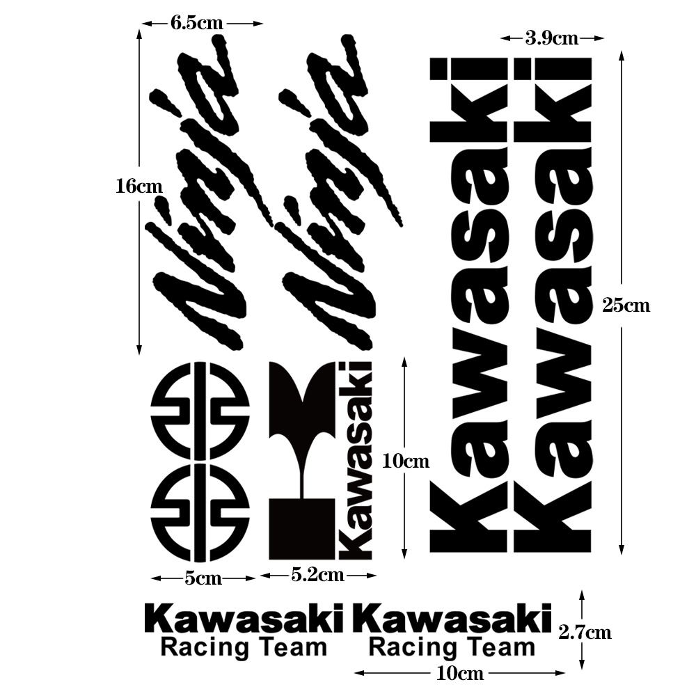 สติกเกอร์สะท้อนแสง-ลายโลโก้-kawasaki-3d-กันน้ํา-สําหรับติดตกแต่งรถจักรยานยนต์-พร้อมส่ง