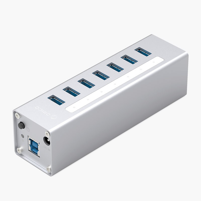 orico-a3h7-u3-v2-aluminum-alloy-7-ports-usb3-0-hub-with-bc1-2-charger-silver
