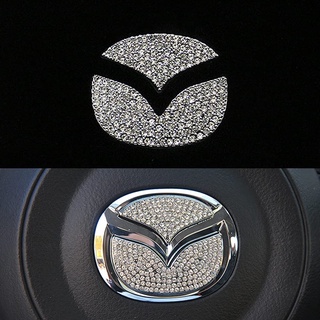ภาพขนาดย่อของสินค้าสติกเกอร์ดอกสว่าน สําหรับตกแต่งพวงมาลัยรถยนต์ Mazda 3 6 2 CX-3 CX-4 CX5 CX-5 CX-9