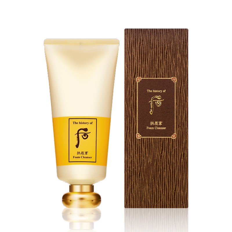 ขายเท-ลด50-ถูกเว่อ-รุ่นท้อปสุด-the-history-of-whoo-gongjinhyang-facial-foam-cleanser-180ml