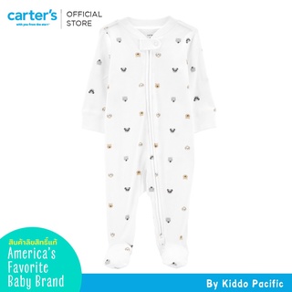 CarterS Sleepsuit 1Pc White L8 คาร์เตอร์เสื้อผ้าเซท ชุดหมี