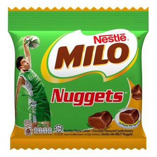 Milo Nuggets Chocolate Flavored Candy 90 grams X2