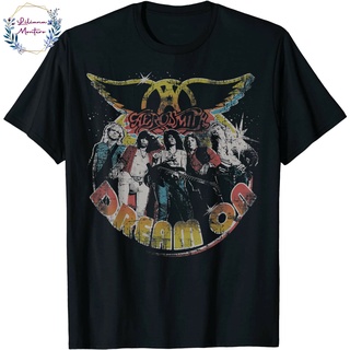 ชุดเซ็ต 2 ชิ้น - เสื้อยืดผู้ชายอินเทรนด์ Aerosmith ชุดผ้าฝ้ายในฝัน