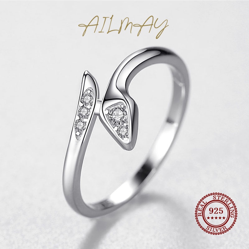 ailmay-มาใหม่-แหวนเงินแท้-925-รูปงู-ปรับได้-เครื่องประดับแฟชั่น-สําหรับผู้หญิง-ปาร์ตี้