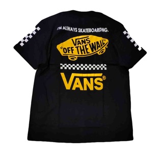 เสื้อยืดโอเวอร์ไซส์เสื้อยืด Vans off the wall เสื้อสตรีท Vans off the wall T shirtS-3XL