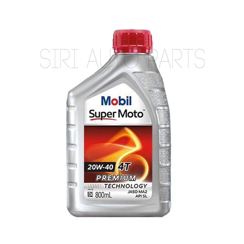 ภาพหน้าปกสินค้าน้ำมันเครื่องมอเตอร์ไซค์ Mobil Super Moto 4T 20W-40