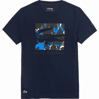 crocodile Xiaode tennis short-sleeved T-shirt Lacoste Djokovic Fan Capsule T-shirt tHaG