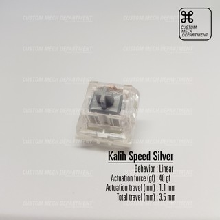 ภาพหน้าปกสินค้าKailh Speed Silver สวิตช์ Linear สำหรับ Mechanical Keyboard ที่เกี่ยวข้อง