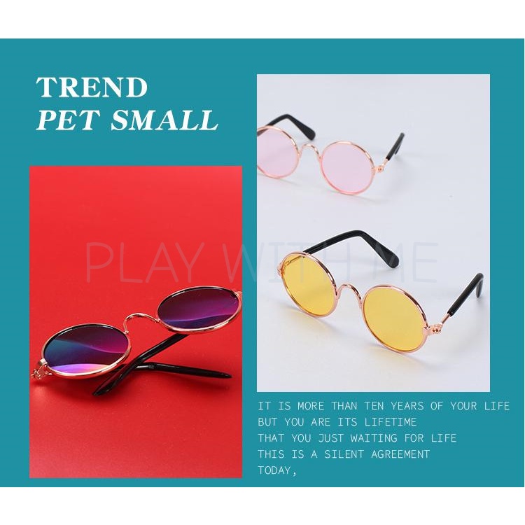 ภาพหน้าปกสินค้าพร้อมส่ง แว่นตาแฟชั่น สำหรับสัตว์เลี้ยง แว่นแมว แว่นตาแมว แว่นตาหมา สุนัข Pet glasses จากร้าน anancamjan บน Shopee