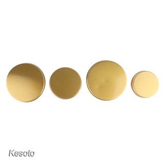 ภาพขนาดย่อของภาพหน้าปกสินค้า( Kesoto ) กระปุกอลูมิเนียมสีทองสําหรับใส่เครื่องสําอางบาล์ม 5 ชิ้น จากร้าน kesoto.th บน Shopee ภาพที่ 5