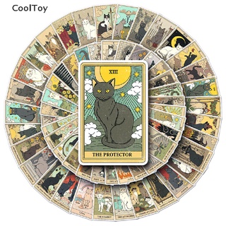 Cooltoy สติกเกอร์ไพ่ทาโรต์ ลายการ์ตูนกราฟฟิติ สําหรับตกแต่งกระเป๋าเดินทาง DIY 62 ชิ้น