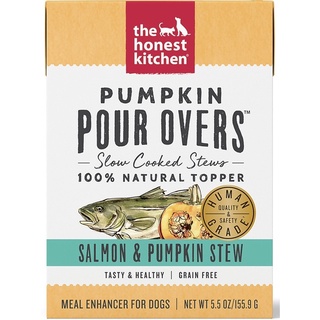 อาหารเปียกสุนัข The Honest Kitchen สูตร Pumpkin Pour Overs Salmon &amp; Pumpkin Stew ขนาด 155.9 กรัม