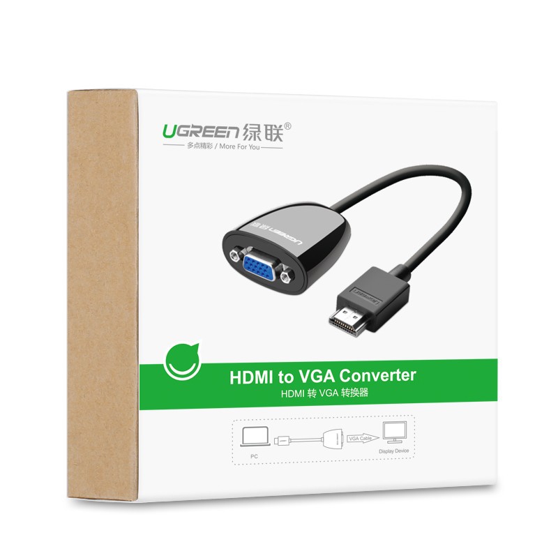 Ugreen 40253 HDMI เป็น VGA CONVERTER | Shopee Thailand