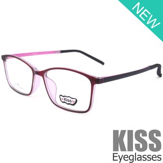 Korea แว่นตาแฟชั่น รุ่น KISS DS 9032 C-18 วัสดุ Plastic เบาและยืดหยุนได้(สำหรับตัดเลนส์)