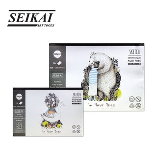 SEIKAI กระดาษสเก๊ตช์ 160g (DRAWING NOTEBOOK) 1 เล่ม