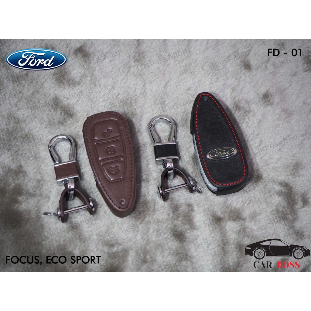 ซองหนังแท้กุญแจรถ-ford-focus-eco-sport-รับประกันหนังแท้