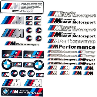 สติกเกอร์สะท้อนแสง ตราสัญลักษณ์รถยนต์ สําหรับ BMW Motorsport M Performance M Power