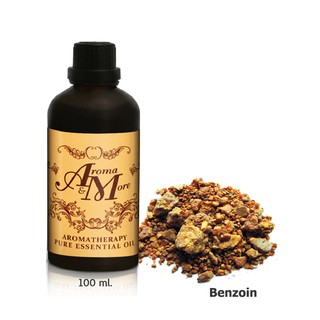 Aroma&amp;More Benzoin Extract น้ำมันหอมระเหยกำยาน 100% Cambodia 100ML