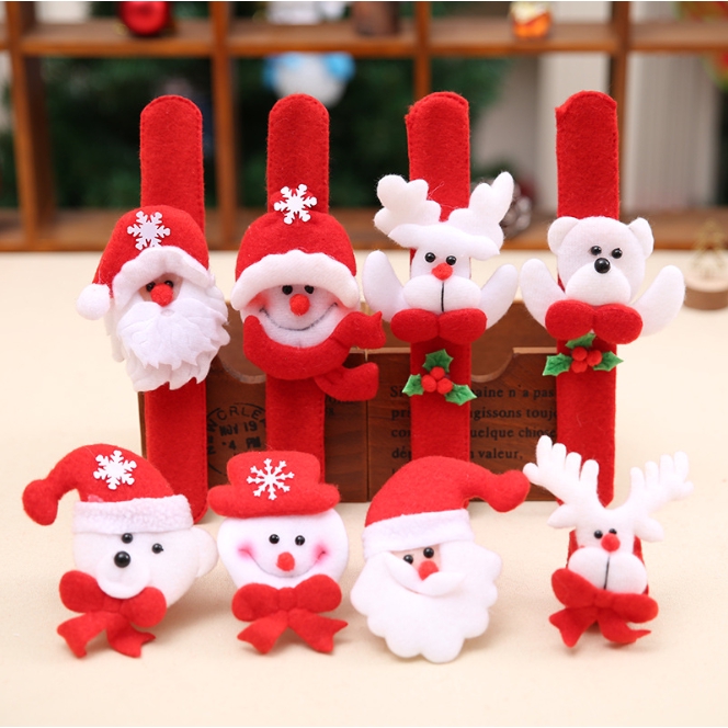 ราคาและรีวิวFulllove พร​้​อ​มส่ง สร้อยข้อมือของขวัญคริสต์มาสสำหรับเด็ก Bracelet Christmas Xmas Gift Santa Claus N0051