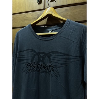 เสื้อวงมือสอง AEROSMITH Size L มือ2สามารถปรับแต่งได้