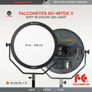 FalconEyes SO-48TDX II Soft Bi-Color LED ไฟวงกลม ขนาด 48W Bi-Color 3000K-5600K เที่ยงตรงสูง CRI TLCI 95+ รับประกัน 1 ปี