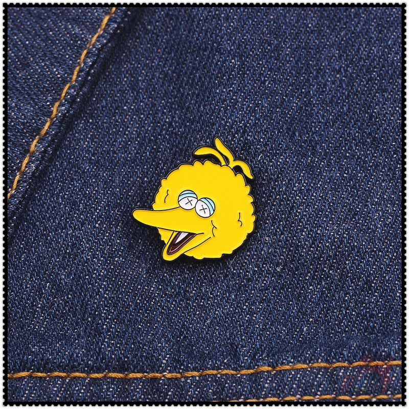 เข็มกลัด-ลายการ์ตูน-sesame-street-series-03-เข็มกลัดแฟชั่น-doodle-enamel-pins-สําหรับติดกระเป๋าเป้สะพายหลัง-1-ชิ้น