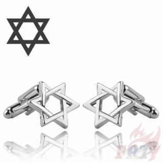 ภาพหน้าปกสินค้า❉Hexagram Cufflinks กระดุมข้อมือ 2 ชิ้น / คู่ ที่เกี่ยวข้อง