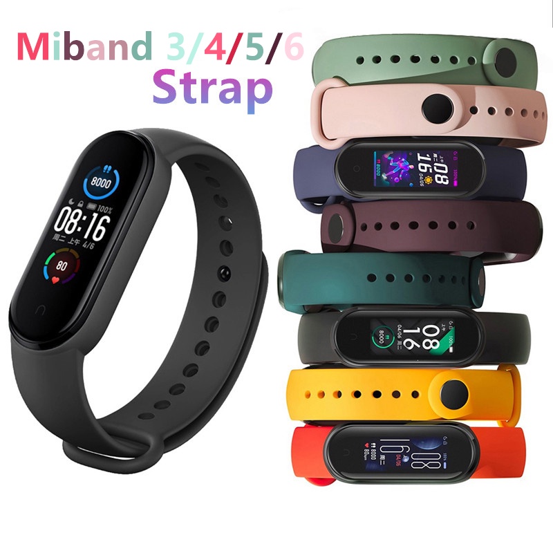 สายนาฬิกาข้อมือซิลิโคน-แบบเปลี่ยน-สําหรับ-xiaomi-mi-band-3-4-5-6-miband-5