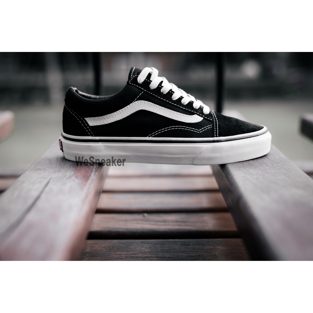 VANS Old Skool Classic Black VANS 100 VANS Authorized Dealer WeSneaker Shopee Thailand