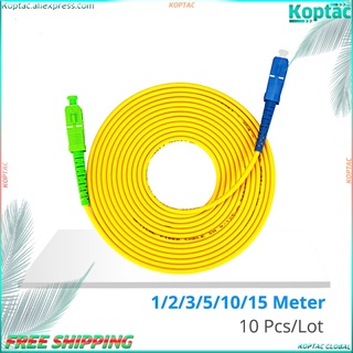 SC/ APC-SC /UPC Simplex Singlemode LSZH Optic Patch Cord Cable 3.0mm FTTH Fiber Optic Jumper Cable High Quality