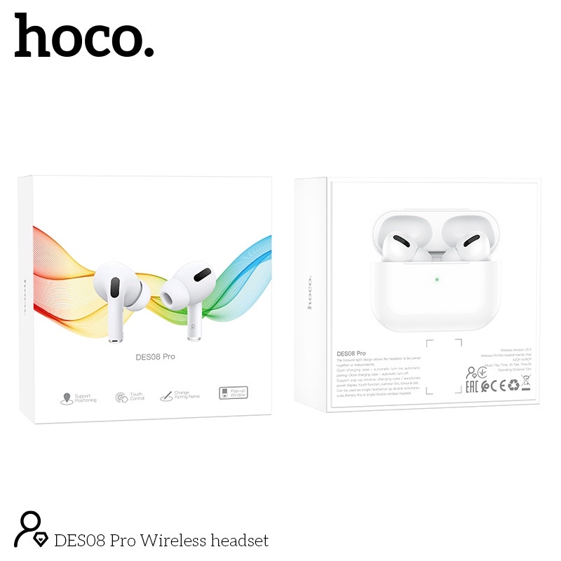 hoco DES08 Pro Wireless headset | Shopee Thailand