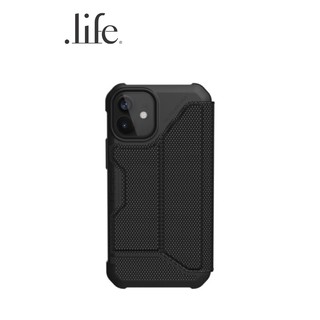 UAG เคสกันกระแทกและกันรอยขีดข่วน รุ่น Metropolis Case For IPhone 12 Mini - Kevlar Black By Dotlife