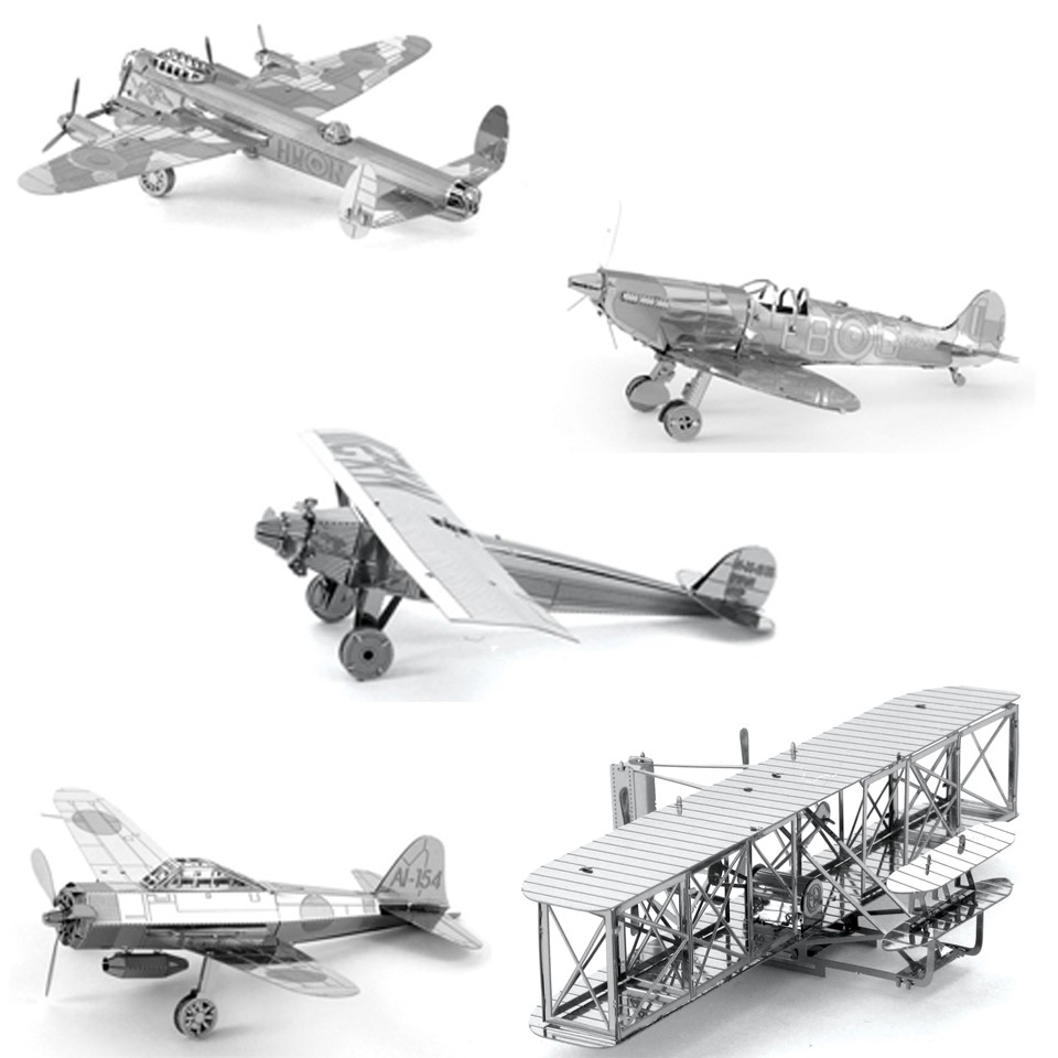 3d-metal-model-kit-โมเดล3d-collection-airplane