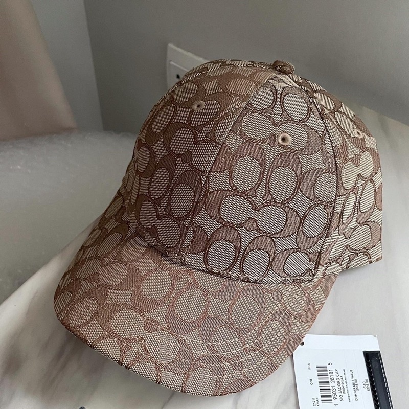 ผ่เน0-หมวก-hat-in-signature-jacquard-coach-4855-สีน้ำตาล-khaki-ลายซี