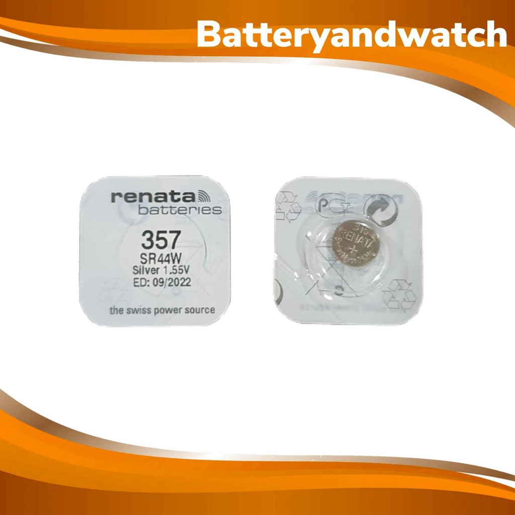 ถ่านกระดุม-ถ่านนาฬิกา-renata-357-เทียบเท่า-sr44w-made-in-switzerland-1-55-v