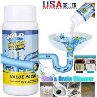 wild tornado sink & drain cleaner  ผงสลายละลายไขมันอุตตันในท่อน้ำ