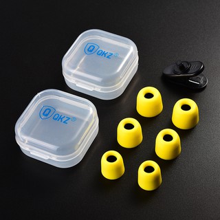 3Pair/Lot  L/M/S Memory Foam QKZ Earphone Tips Memory Foam Noise Isolating Memory Foam Ear Tips Foam Eartips