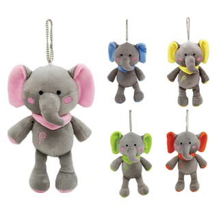 🐘พร้อมส่ง🐘 เอลฟ์...พวงกุญแจตุ๊กตาช้างผ้านาโน (Eleph Nano Doll Keyring)