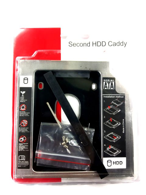 ภาพสินค้าTray SATA HDD SSD Enclosure Hard Drive Caddy Case 9.5/ 12.7 mm Second HDD Candy จากร้าน thongyut บน Shopee ภาพที่ 7