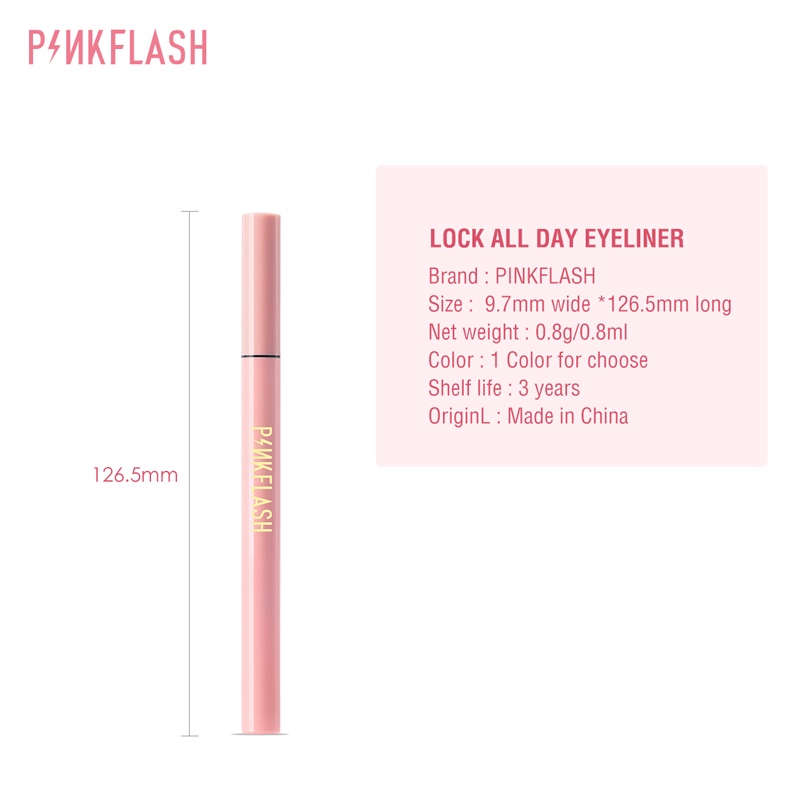 ภาพสินค้าPinkflash Ohmyline อายไลเนอร์ สีดํา กันน้ำ ติดทนนาน จากร้าน pinkflash.th บน Shopee ภาพที่ 9