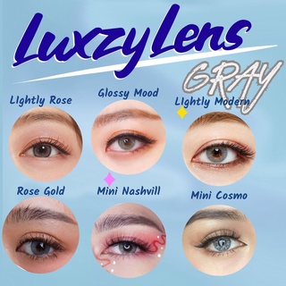 สีเทา(gray) ลักซี่เลนส์ Luxzy lens คอนแทคเลนส์ (Contact lens)