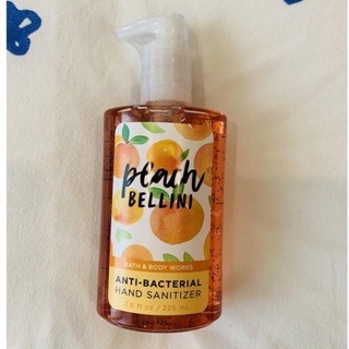 พร้อมส่งที่ไทย! BBW Bath and Body Works Anti-Bacterial Hand Gel  Peach Bellini ขวดปั้ม 225 ml. ของแท้ นำเข้า