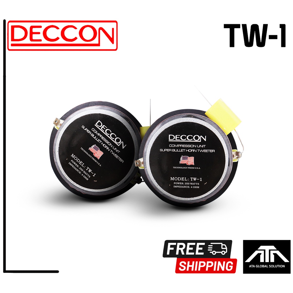 แพ็ค-1-คู่-ลำโพง-tweeter-deccon-tw-1-เสียงแหลม-3-75-นิ้ว-ลำโพงทวิสเตอร์-deccon-tw-1