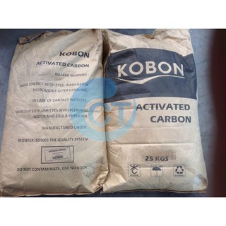 [ส่งฟรี] สารกรองคาร์บอน จัดการปัญหากลิ่น สี สารเคมีในน้ำ (KOBON) บรรจุ 50 ลิตร